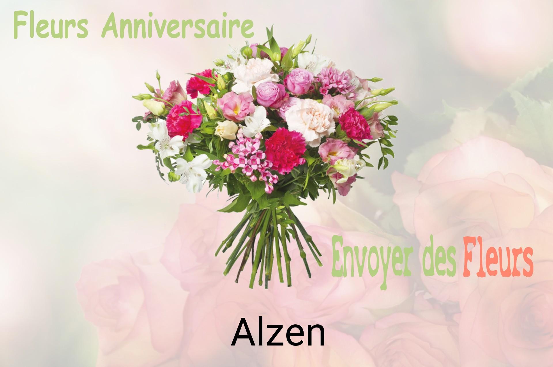 Bouquet de fleurs d’anniversaire livré à Alzen